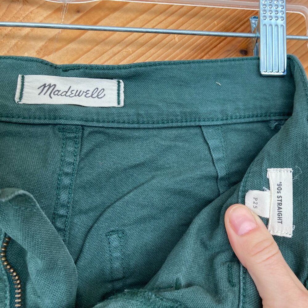 Green Madewell Pants Size P25 - Picture 2 of 8